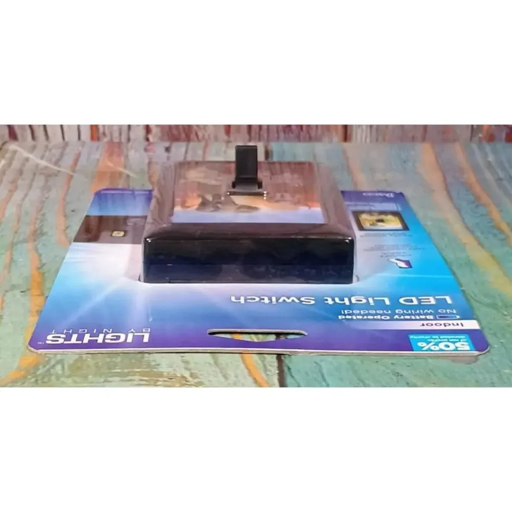 Lights By Night LED Light Switch - Battery Operated Indoor Light‎ Switch